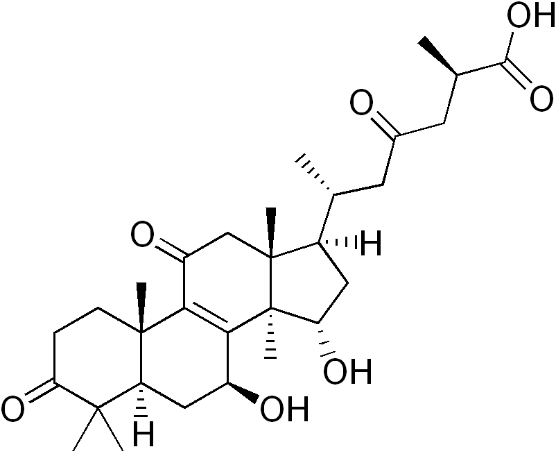 ガノデリン酸Ａの化学構造
